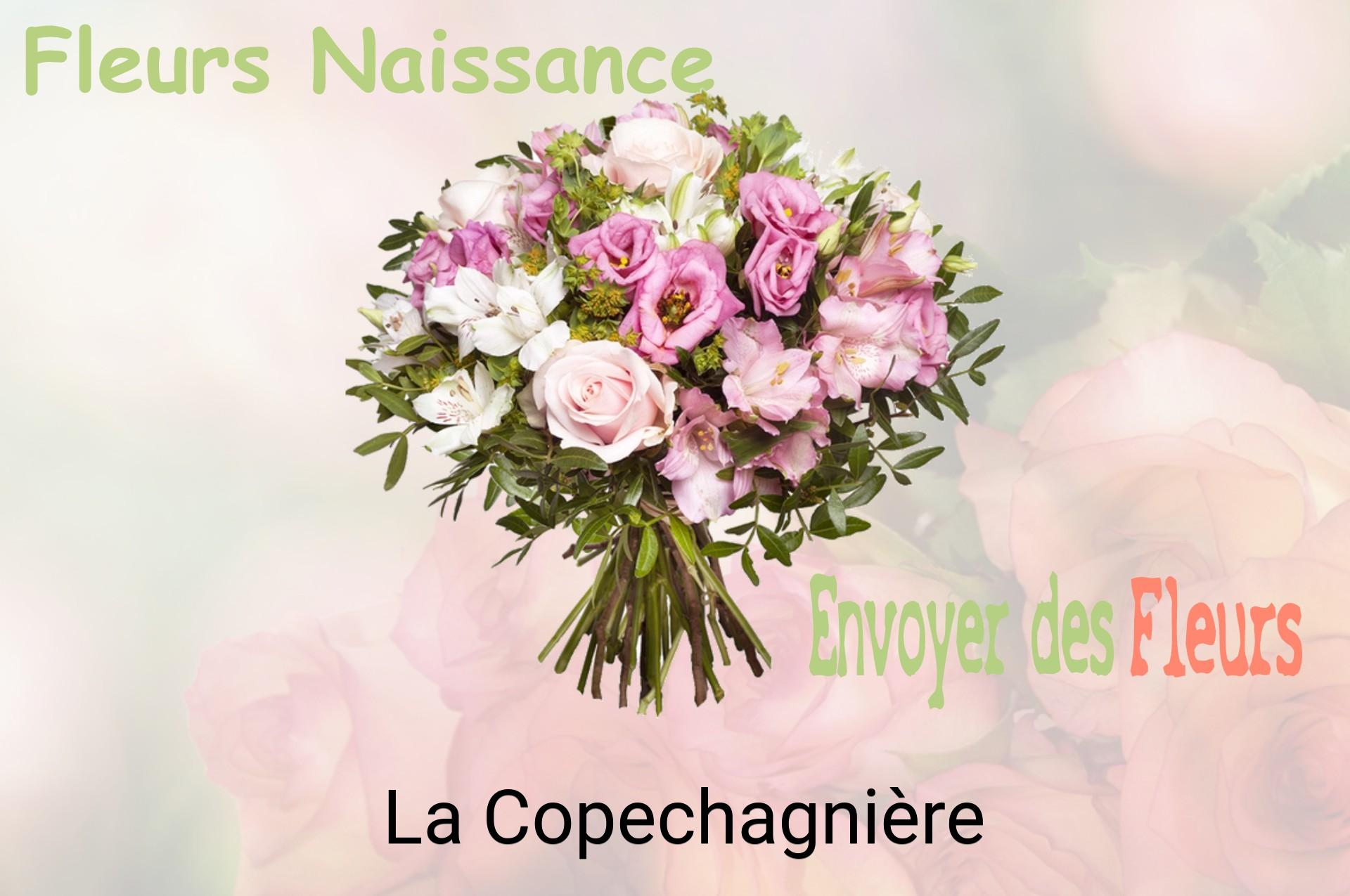Bouquet de fleurs de naissance livré à La Copechagnière